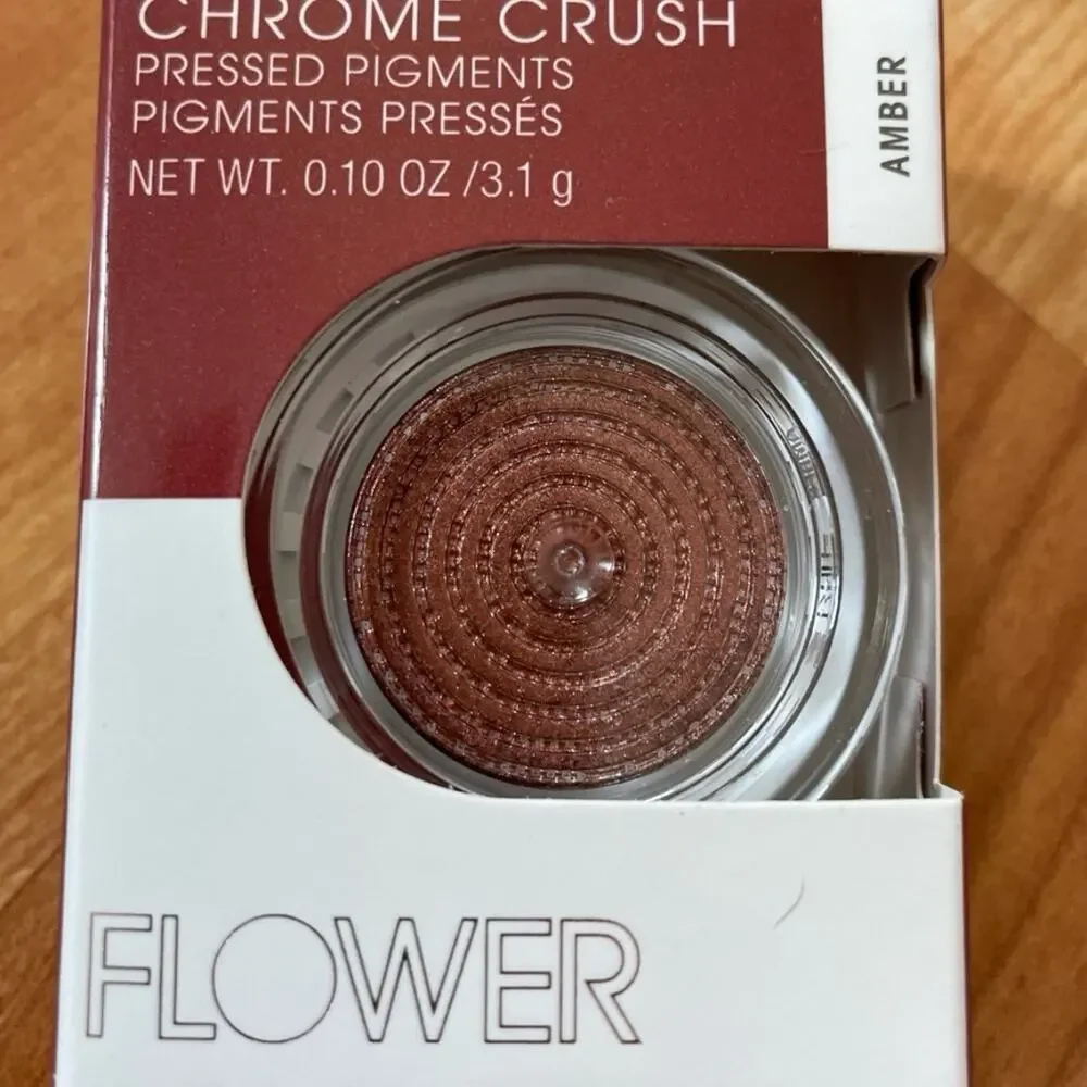 Flower Beauty ~ Chrome Crush Pressed Pigment ~‎ Shade Amber~ BNIB